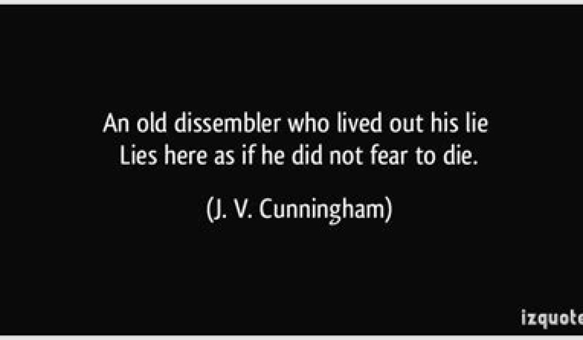True Or False You Can Trust A Dissembler