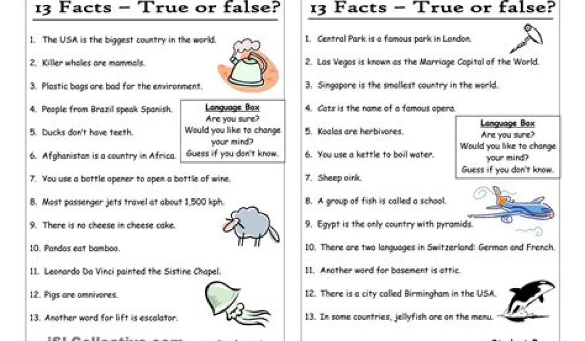 True Or False Questions For Couples