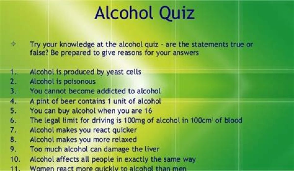 Is Alcohol A Stimulant : True Or False