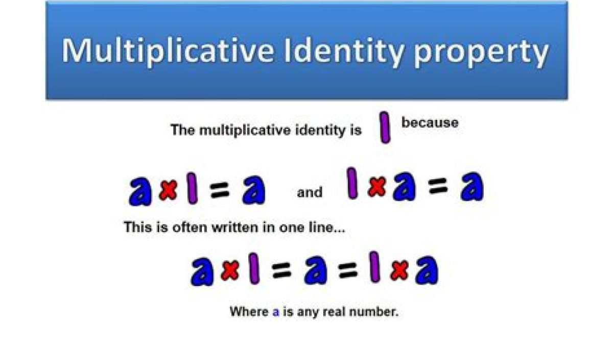 The Number 0 Is The Multiplicative Identity True Or False