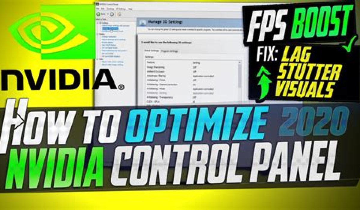 How To Optimize Nvidia Control Panel