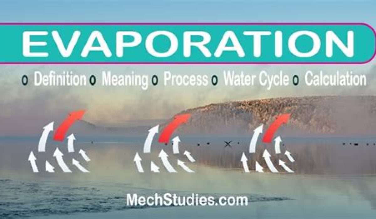 Evaporation Is A Physical Change: True Or False