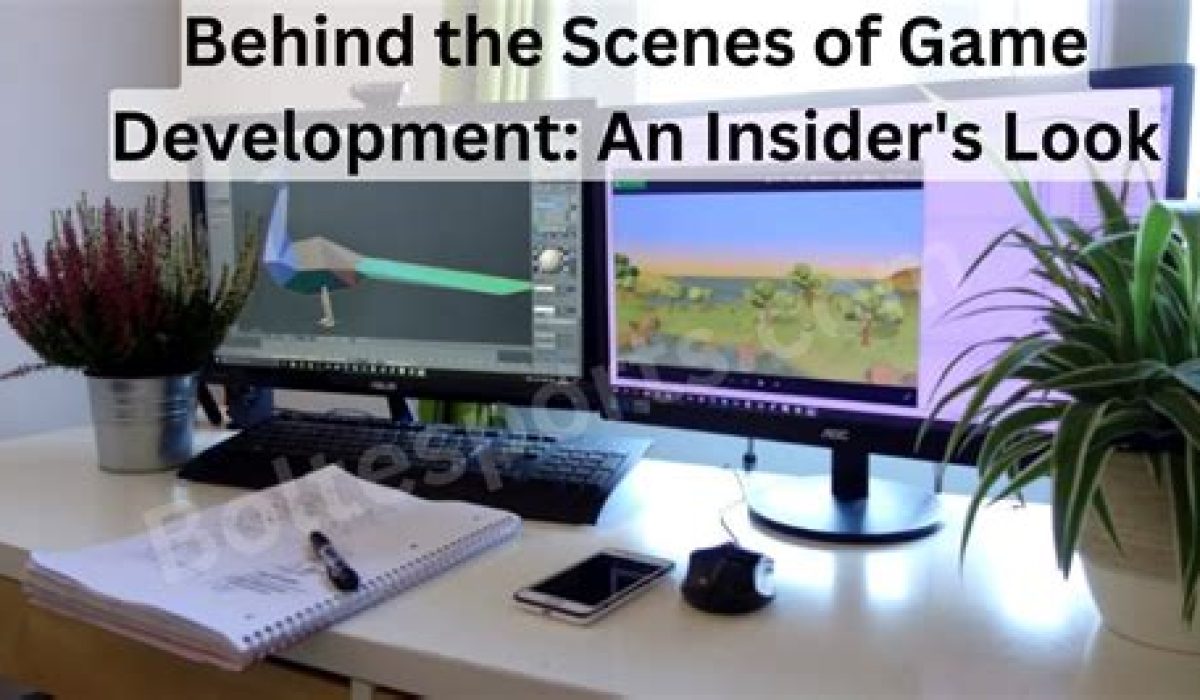 Behind the Scenes: The Process of Game Development