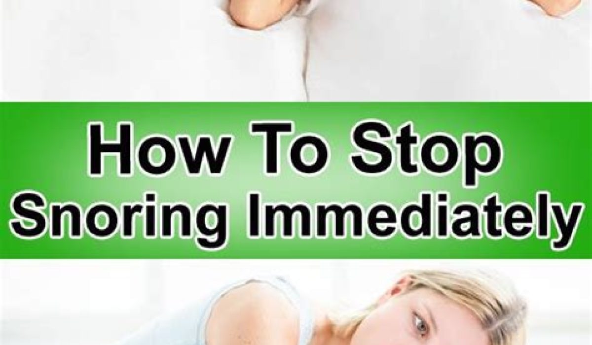 How To Stop Snoring While Sleeping